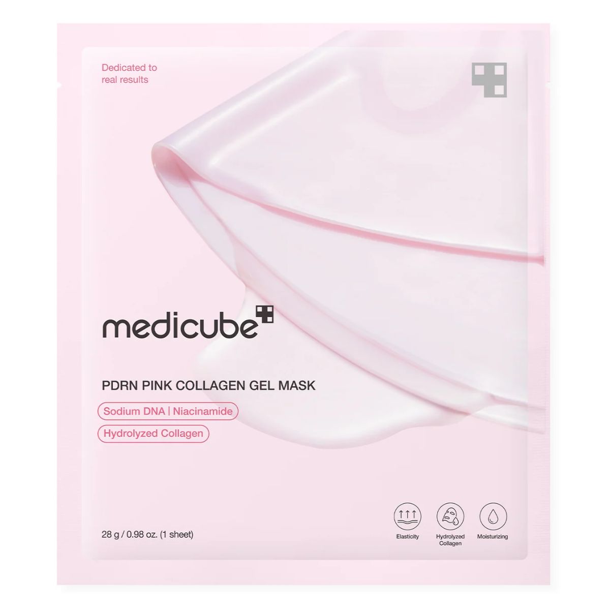 Medicube - PDRN Pink Collagen Gel Mask, 28g - kolagenowa maska do twarzy