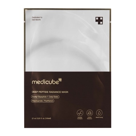 Medicube - Deep Peptide Mask - Rozświetlająca maska w płachcie - 1 szt.
