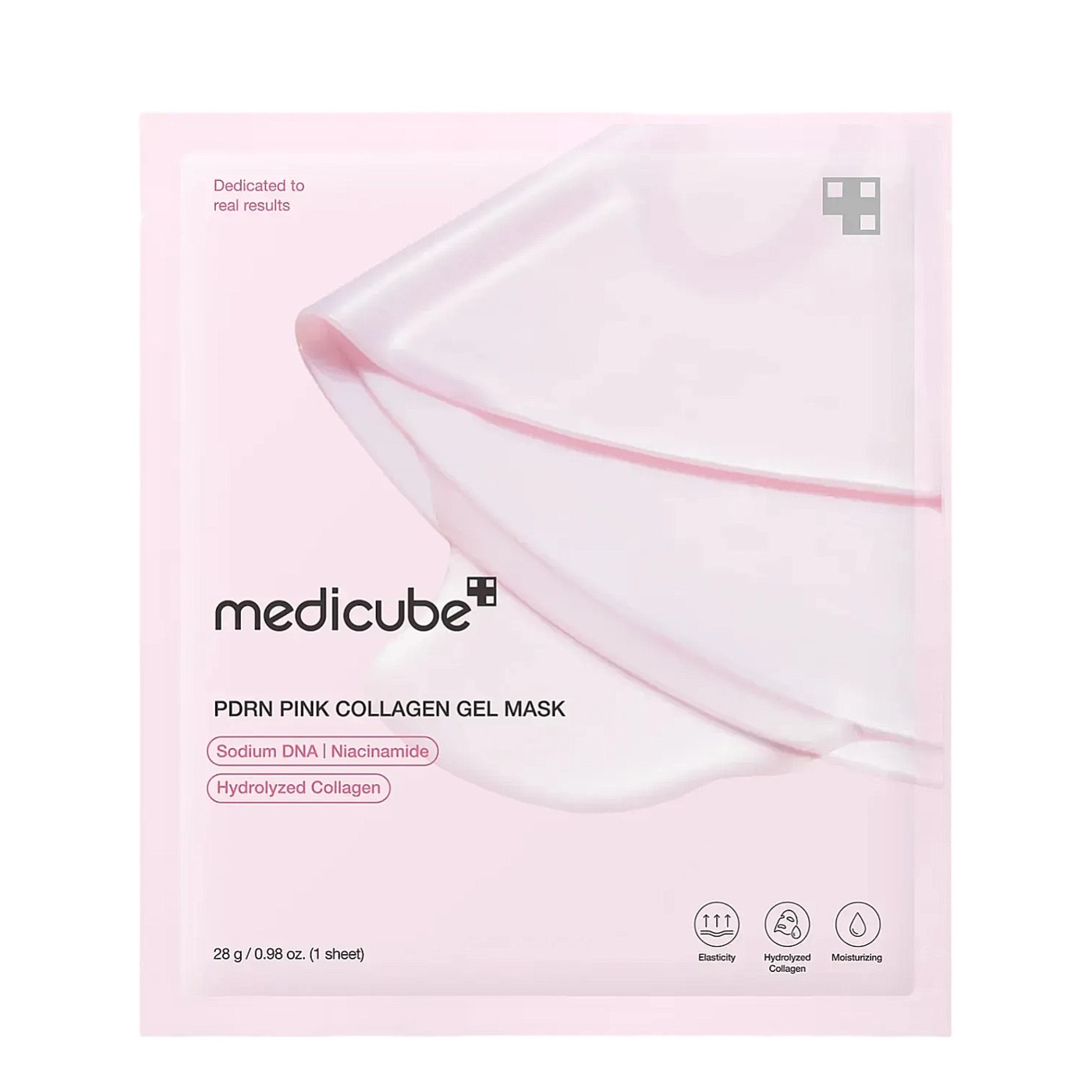 Medicube – PDRN Pink Collagen Gel Mask, – kolagenowa maska do twarzy -1szt