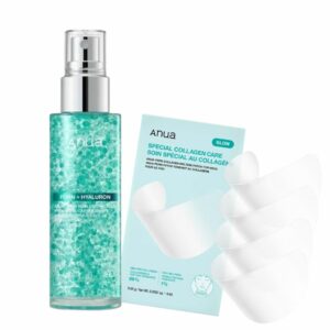 Anua PDRN Collagen Glow Spray 100ml + Kolagenowe Płatki na szyje 4 szt. – Zestaw Duo